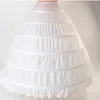 Stor bollklänning 6 hoops petticoat bröllopslip crinoline brud underskirt läggs glid 6 hoop kjol crinoline för quinceanera klänning p2398