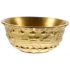 Bowls Bowl Treasure Basin erbjuder dekor rikedom mässing guld kinesiska gyllene hemvatten dekorativa koppar pengar bra tibetansk altare