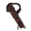 Party Masks Early Medieval Viking Pirate Sword Sheath Scabbard Belt Leather Samurai Katana Rapier Holder For Men Larp Knight Templar Costume