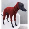 Ropa para perros cuello alto gran galgo italiano ropa invierno general para perros costilla pijamas de cuatro patas suéter para mascotas mono grande