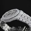 Montres-bracelets hip hop montre en diamant coupe ronde toutes les tailles personnaliser VVS1 montre en diamant faite à la main pour hommes montre en diamant294B