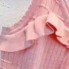 620 XL 2023 Milan Style Runway-jurk Zomerjurk Ronde hals Mouwloos Roze Boven de knie Merk Same Style Empire Damesjurk Mode YUECHENG