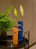 Vasos Decoração Sala de Estar Arranjo de Flores Hidroponia Planta Verde Vaso Estilo Retrô Criativo
