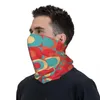 Scarves 70s Pattern Retro Inustrial Bandana Neck Cover Printed Wrap Scarf Multi-use Balaclava Cycling For Men Women Adult Windproof