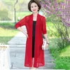Damenjacken Schal Damenbekleidung 2023 Mode tragen Rock Außen Frühling und Sommer dünner Mantel mittellanger weiblicher Sonnenschutz Uter