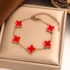 8 Style Marque Pendentif Fleur Collier 4/quatre Feuilles avec Diamants Élégant Trèfle Colliers Bracelet pour Femme Bijoux Cadeau De Haute Qualité Sans Boîte