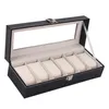 Window Organizer Box for Save 6 Wrist Watches213H