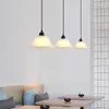 Kolye lambaları Nordic Led Cam Labhade Chandelier Hafif Yatak Odası Oturma Odası Mutfak Yemek Restoranı Ev Dekoru Asma Lamba