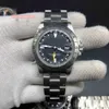 BOUTIKE HERRENS HÄRSWATCH RETRO Silver Silver Rostfritt stålklocka Multifunktionsklocka Black Face Automatiska mekaniska klockor2686