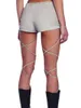 Women's Shorts Achlibe Women S Summer Casual Drawstring Gray Ruched Bandage Tie Up Streetwear Pants