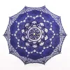 Nuovo ombrellone da sposa in cotone colorato fatto a mano in pizzo battenburg ricamato ombrellone elegante decorazione per la festa nuziale ombrello 0723