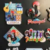 Fridge Magnets Portugals Creative Tourism Commemorative Decorative Crafts Magnetic Refrigerator Home Decorator 230721