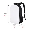 Atacado Sublimação DIY Mochilas em branco outros materiais de escritório impressão de transferência de calor Saco Pessoal Criativo Poliéster Saco de Estudante Escolar NOVO