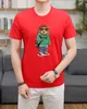 2023 sommer Cartoon Brief Drucken männer Casual T-Shirts Crew Neck Kurzarm Atmungs Mode männer Tees FB064