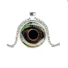 Party Favor cadeau animal oeil motif temps bijou alliage Dragon eye temps pierres précieuses pendentif collier en gros