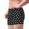 Underpants Men's White Dot Boxer Shorts Panties Soft Underwear Male Printed