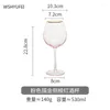 Vinglas med Wshyufei Gold Edge Glass Tall Transparent Champagne Whisky Holiday Gift Family Restaurant Bar Supplies