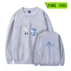 Hoodies voor heren Herfst en winter Schattig printpatroon Ronde hals Trui Street Harajuku-stijl