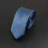 Pajaritas Corbata delgada 5 cm Color sólido Rayas Rojo Azul Marrón Verde Moda delgada Corbata estrecha para hombres Boda Novio Ropa de cuello de negocios