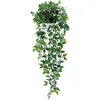 Decorative Flowers Artificial Ivy Plants Plastic Leaf With Pots Wedding Christmas Decoration For Home Living Room Wall Hanging DIY Pography