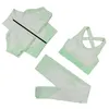 Active Sets Quick Drying Yoga Clothes Women Long Sleeved Fitness Clothing Exercise Cork Wheel Set Wine Glass