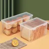 Assiettes étui à pain transparent bacs de rangement en plastique transparent gâteau réfrigérateur distributeur de fournitures de cuisine