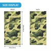 Scarves Army Camouflage Pattern Bandana Neck Gaiter Printed Wrap Scarf Multifunction Headwear Running For Men Women Adult Breathable