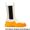 White Women Man Bottega Boots Luxury Tire Lean Leather Chelsea Women's Boasties Men Lug Platform Chunky Shoes Lady Knight Low Top Boots Designer Boot 35--45 xxooxo