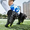 Atletiska utomhusmän Hög toppfotbollskor Non-Slip Soccer Cleats Kid Inhoor Training Chuteira de Campo Sneakers Futsal Football Boots For Boys 230721