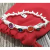 2023 nueva moda 925 chapado en plata lindo abalorio de moda pulsera mujer joyería moda boda cumpleaños fiesta regalos para dama