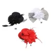 Headpieces Kids Fascinator Hats Girl Small Hat Tea Party Headdress Evening Fancy Dress Up Pography Props