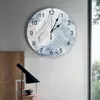 Zegary ścienne marmurowa konsystencja agat letnia sypialnia