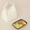 Dinnerware Sets Handheld Thermal Canvas Bag Japanese Style Large Bento Lunch Box For Kids Student Camping Picnic Women