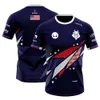 Herr t-shirts sommar 3D tryckt G2-spel National Team Uniform Men's Quick Dry T-shirt E-Sports Fans Kort ärm toppar Fashion Overdimensionerade tees