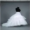 A-Line Wedding Dress Petticoats Justerbara storlekar Crinoline Bridal Accessories Underskirt For Wedding Prom QuinCeanera Dresses185R