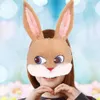 Party Masks Funny Rabbit Masque High Reduction Bekväm att bära påskdjur Bunny 230721