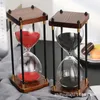 Objets décoratifs Figurines Rétro Sablier Creative Bureau Décoration Chinois Saint Valentin Anniversaire Cadeau Sable Horloge Minuterie 30 Minutes 230721