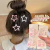 Acessórios de cabelo 3 pçs clipes fofos para bebês meninas grampo de cabelo rosa enfeite de cabeça moda geométrica estrelas ornamento feminino grampos de cabelo doces