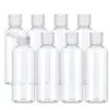 Bouteilles de stockage Bocaux 10pcs Bouteille de shampoing en plastique 100ml Effacer Vide Vail Pour Voyage Conteneur Lotion Liquide Maquillage Cosmétique293g