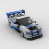 Blokken MOC Snelheidskampioenen Racewagen Sport Model Garage Sets Bouwstenen Beroemde racers Stad Voertuigtechniek DIY Bricks Speelgoed L230724