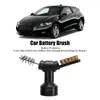 Bilbricka 2st Battery Brush Protection Cleaner Damm och rost Ta bort rengöring av handverktyget