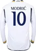 ロングスリーブプレーヤーのファンArda Guler Soccer Jerseys Bellingham Real Madrids 21 2023 2024 Vaerde Alaba Vini Jr Camavinga Tchouameni Kroos Modric Fooball Full