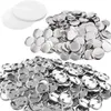 Craft Tools 100/200 Sets Metal Badge Pin Button Maker Parts 25-75MM DIY Blank Badge Button Parts for Art Crafts Making Iron-Base Badges Set 230721