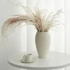 Vasi in ceramica bianca Fiori secchi Estetica di lusso Matrimonio Moderno Ikebana Vaso Ceramique Decorazione scrivania da ufficio YY50HP