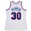 Jersey de baloncesto personalizado 30 Pippen 1992 1995 19961 ALL-Star Mitchell y Ness hombres mujeres jóvenes S-6XL camisetas