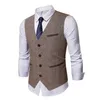 Men's Vests Men's Casual Cowboy Vest Solid Multi Pocket Waistcoat Vintage Gothic Vests Man Sleevless Jacket 230721