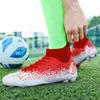 Chuteiras masculinas de futebol atléticas ao ar livre FG/TF botas de futebol ao ar livre antiderrapantes respiráveis originais chuteiras de treinamento de futsal para crianças 230721