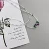 Choker Y2K Mori Fairy Beaded Glass Flower Layered Colorful Necklace For Women Fashion Aesthetic Elegant Geometry Fresh Accessories Gift