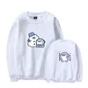 Hoodies voor heren Herfst en winter Schattig printpatroon Ronde hals Trui Street Harajuku-stijl