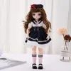 Bebekler 30cm BJD bebekler için hediyeler Kawaii moda kıyafetleri ile hareketli bebekler yumuşak saçlar giyin kız oyuncaklar doğum günü hediyesi 230721